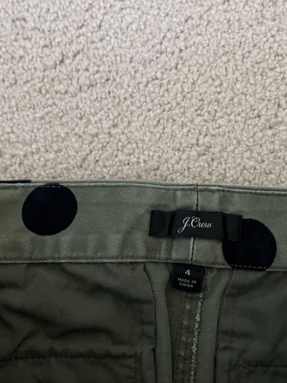 J.Crew Polka Dot Boyfriend Chino Pants - Picture 4 of 4